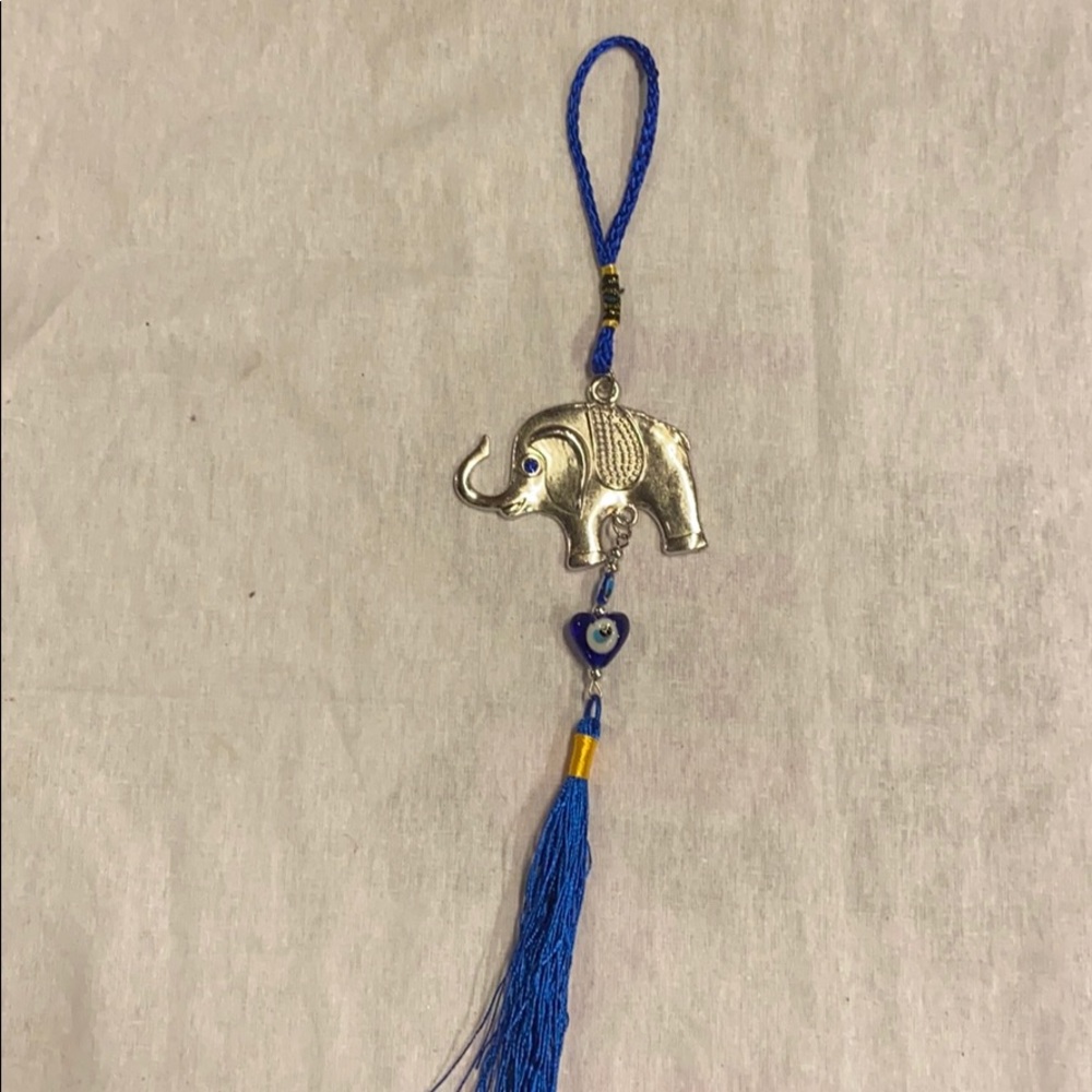 Evil Eye elephant wall hanging